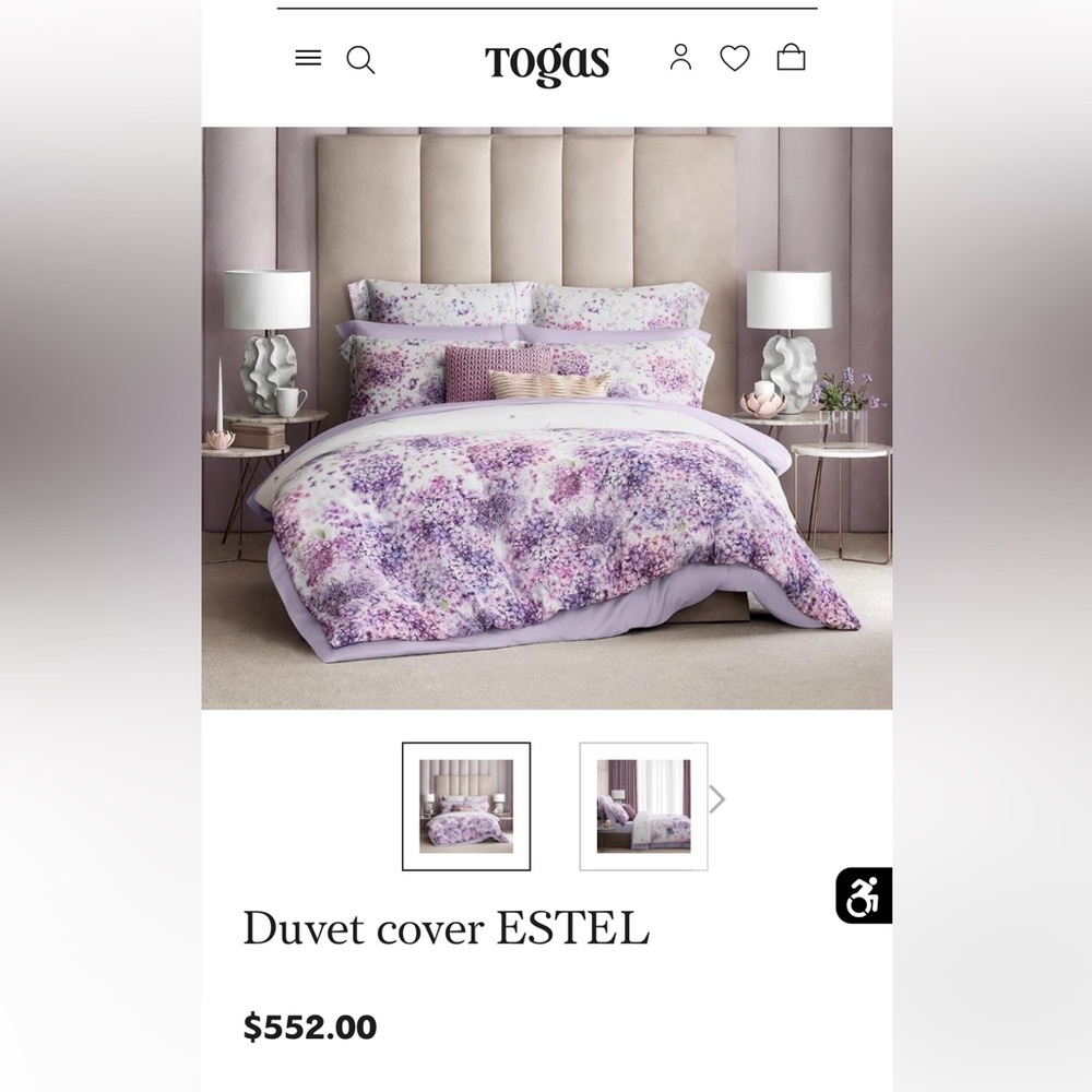 Togas Duvet cover ESTEL
